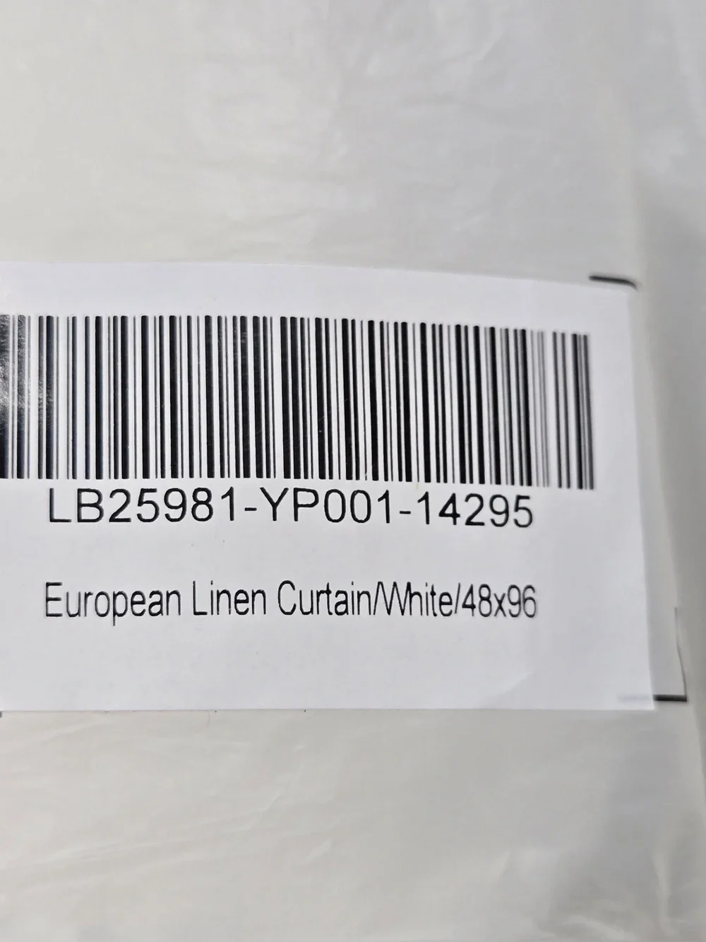 NWT QUINCE Set Of 2 48x96 European Linen Curtains White 0418